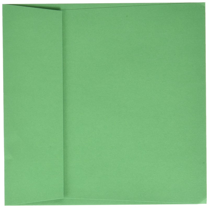 LUXPaper Square Invitation Envelopes | Peel & Press | 6" x 6" | Limelight Green | 80lb. Text | 50 Qty
